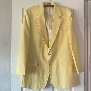 Yellow Men's Blazer